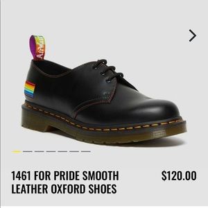 Dr Marten 1461 FOR PRIDE SMOOTH LEATHER OXFORD SHOES